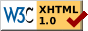 The DotCombo website uses standards compliant code